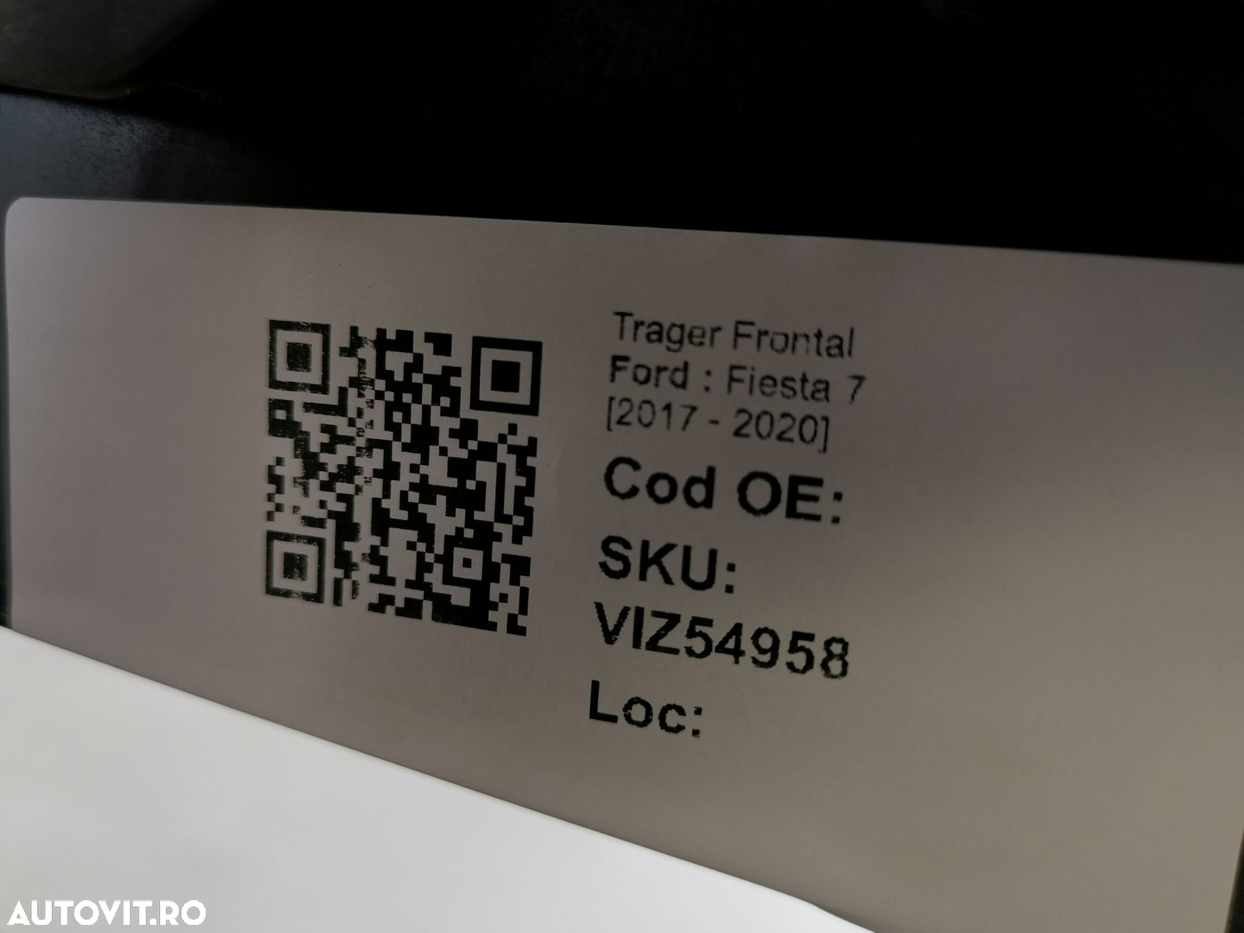 Trager Frontal Ford  Fiesta 7 [2017 - 2020] MK8 Original In Stare Buna - 8