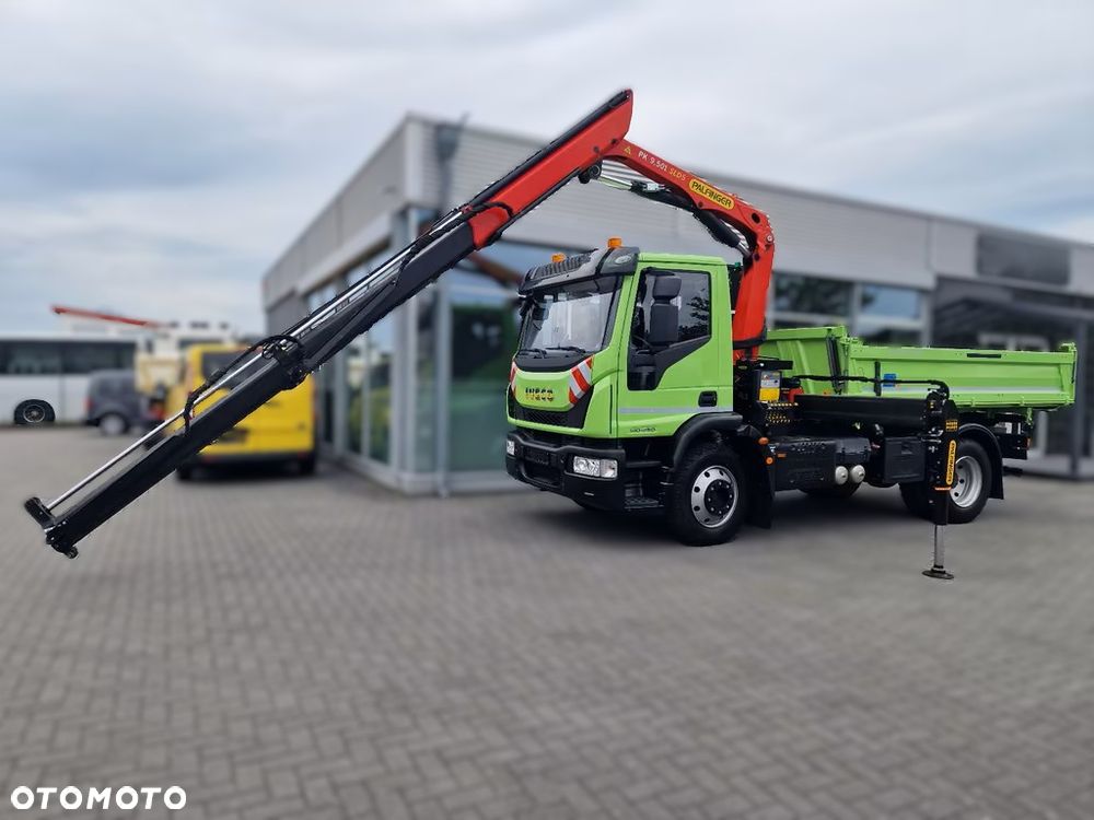 Iveco Eurocargo 140E25 | 2018 | 33 504 km | Wywrotka 3-stronna | HDS Palfinger | Sterowanie radiowe | Euro 6 - 2
