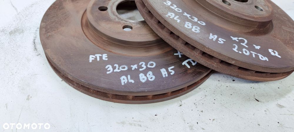 TARCZA TARCZE HAMULCOWE PRZÓD AUDI A4 A5 320 MM *2 - 3