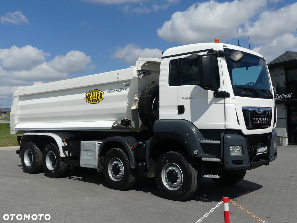 MAN TGS 41.460 / 8x8 / WYWROTKA MEILLER / MANUAL / NISKI PRZEBIEG / - 16