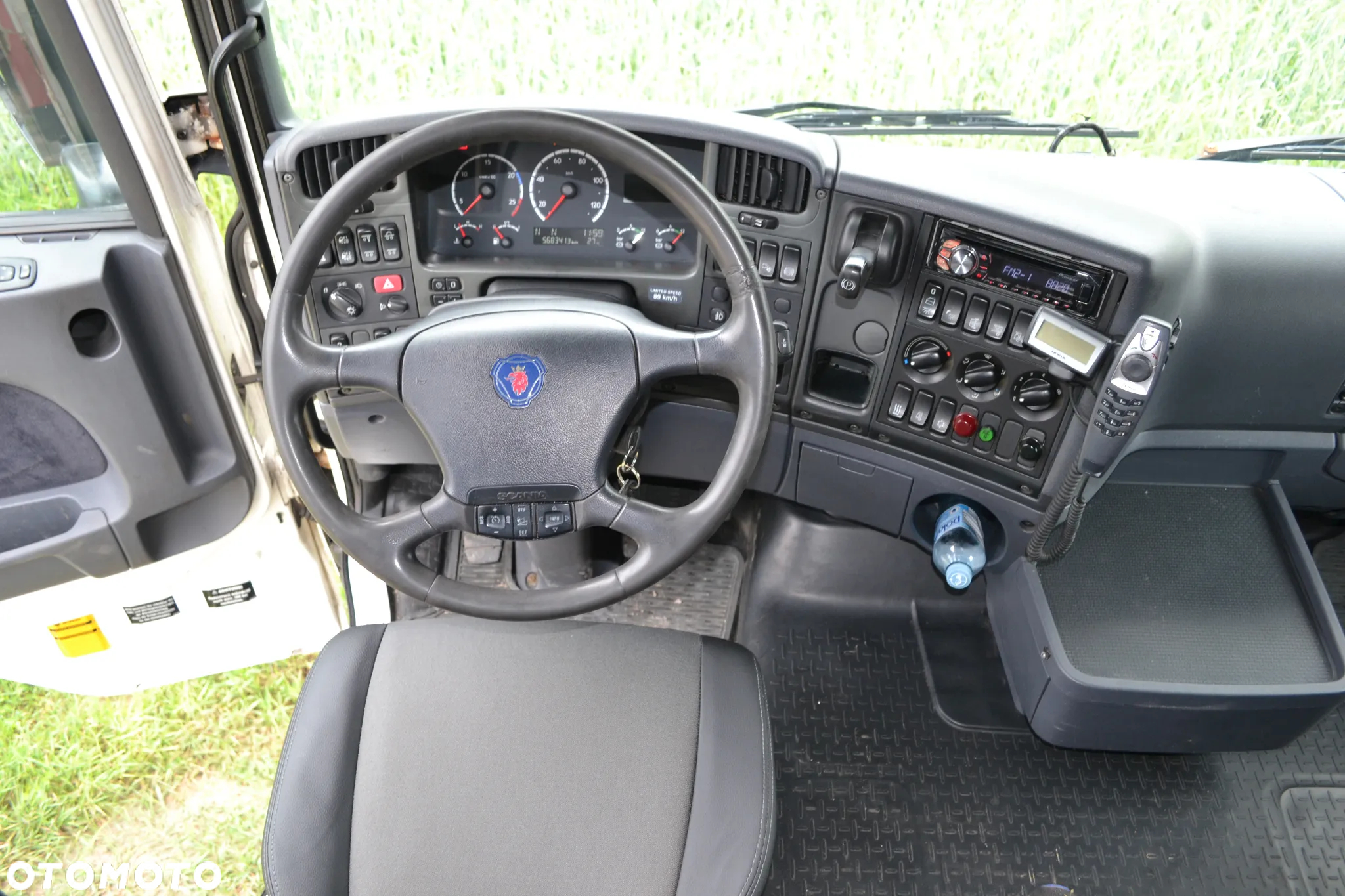 Scania R 420 TRZECIA OŚ SKRĘTNA ZESTAW PLATFORMA 2x7.75 m KLIMATYZACJA - 8