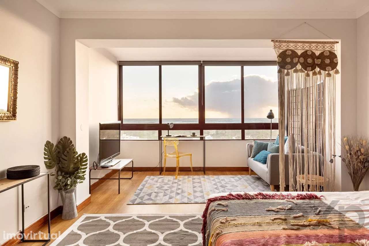 Estúdio totalmente mobilado e equipado com vista mar em São João da Ca - Grande imagem: 3/11