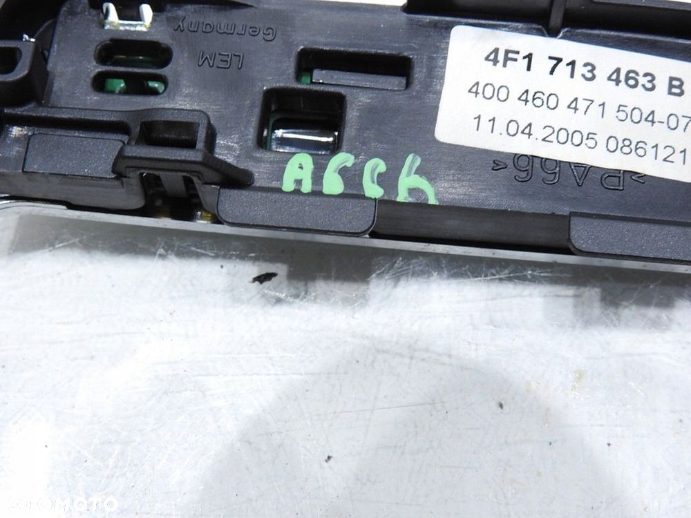 PANEL ZMIANY BIEGÓW AUDI A6 C6 4F1713463B - 3