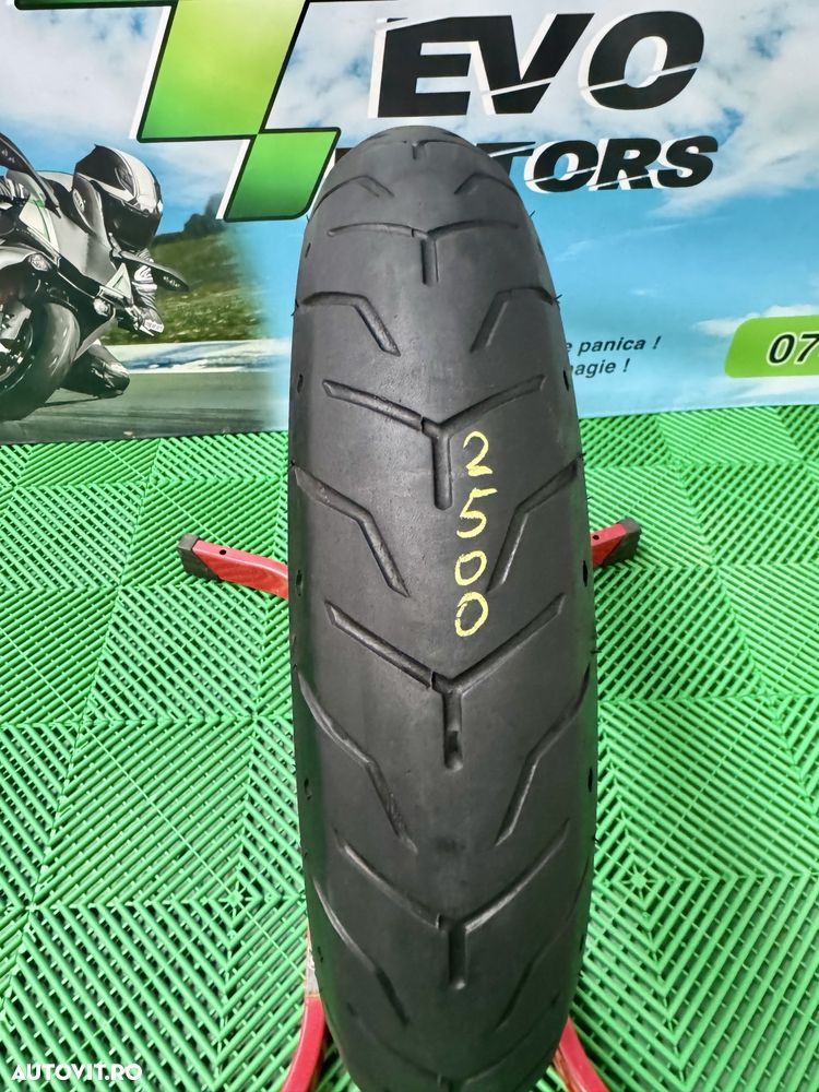 Anvelopa Moto 130 80 17 Dunlop D408F 2022 Cauciuc Fata Chopper Cruiser C2500 - 3