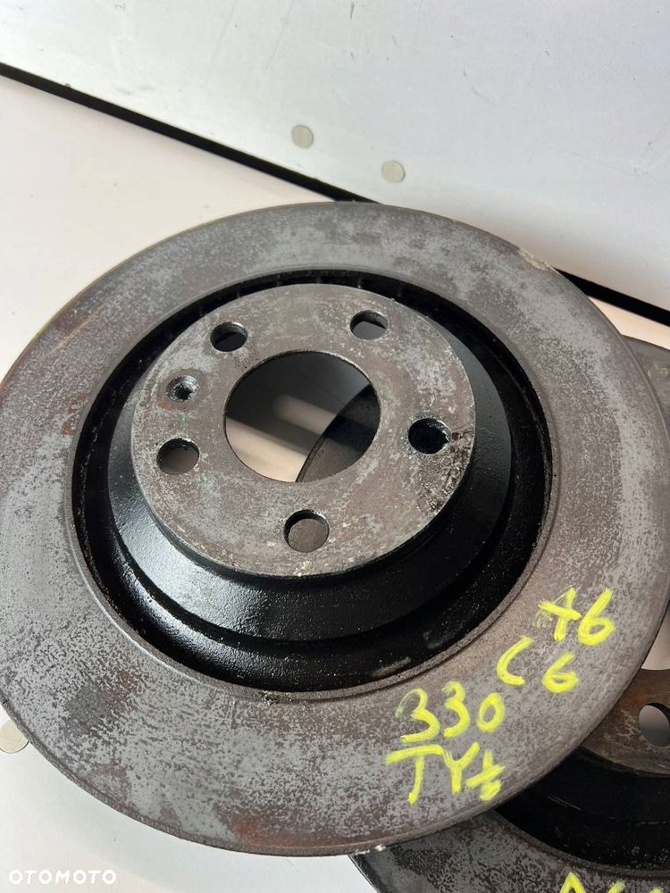 Tarcza hamulca tylnego 330mm Audi A6 S6 C6 4F 2010 TYŁ KOMPLET - 2