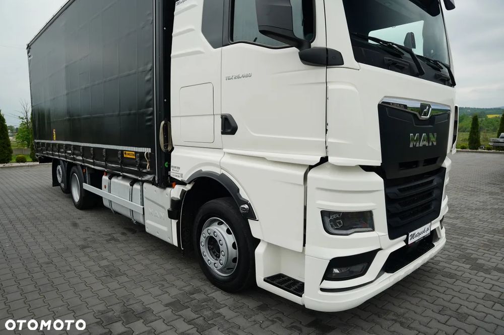 MAN TGX 26.480 / FIRANKA /  SOLÓWKA 7,75 M / OŚ PODNOSZONA / AUTOMAT / KAMERA / NAVI - 10