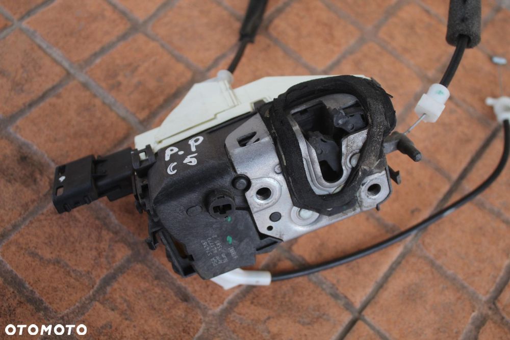 ZAMEK DRZWI PRAWY PRZÓD 6 PIN CITROEN C5 III X7 574387 - 3
