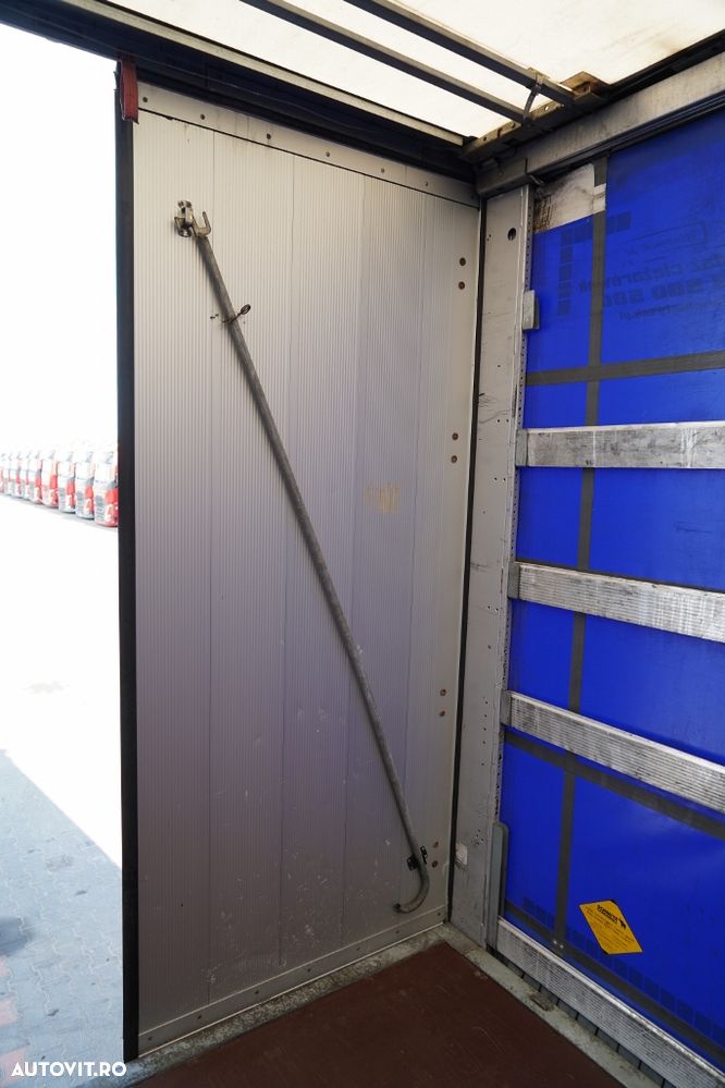 Schmitz Cargobull CARGOBULL / CORTINĂ / STANDARD / AXĂ RIDICATĂ / ACOPERIȘ RIDICAT / COȘ PENTRU PALEȚI / - 21