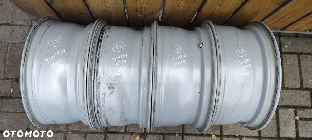 FELGI ALUMINIOWE 5x120 7Jx17 CALI ET50 DEZENT VW T5 T6 OPEL INSIGNIA KOMPLET 4 SZTUKI - 10