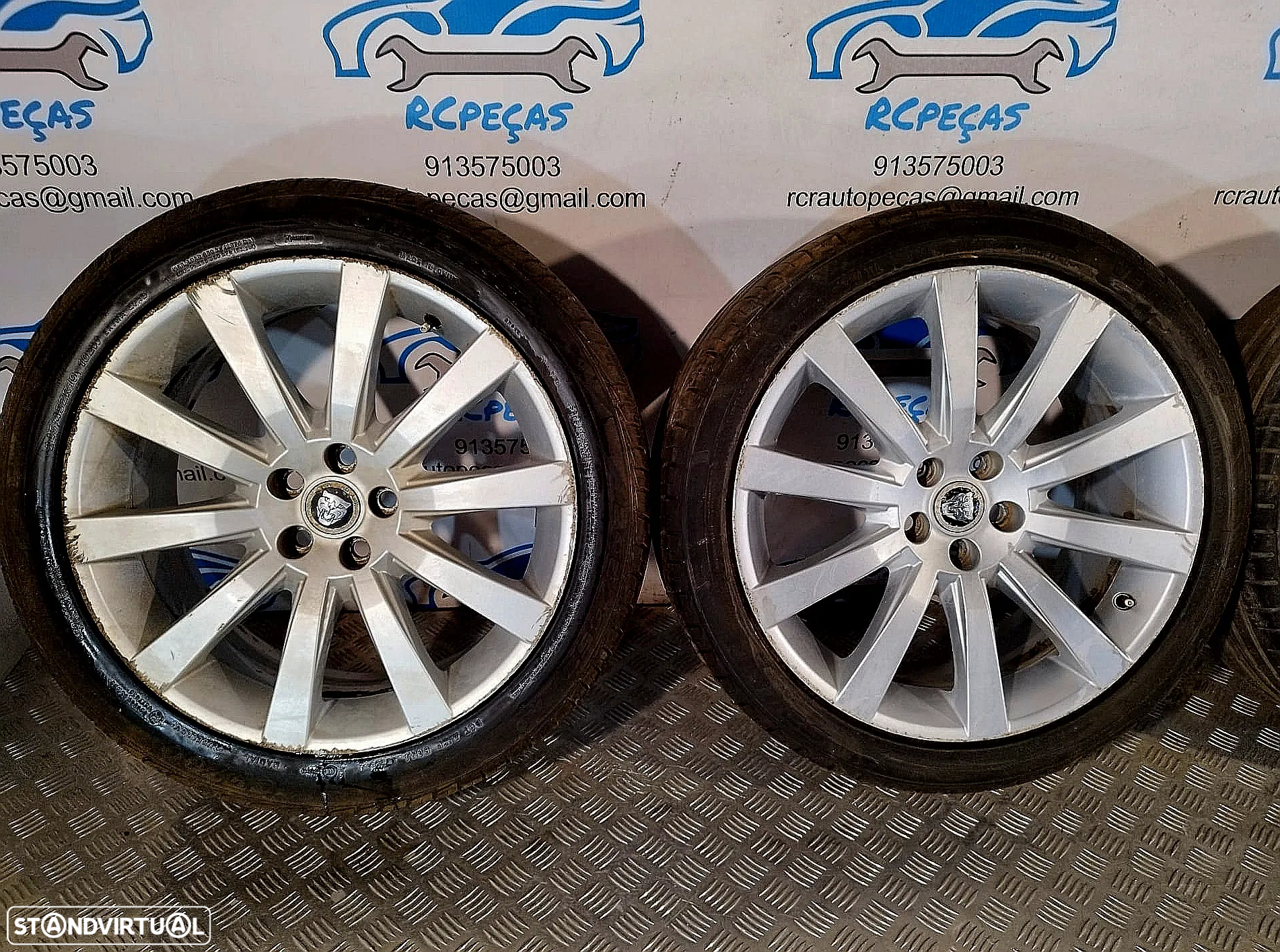 JANTES ORIGINAIS JAGUAR 19 8J ET49 5X108 RANGE ROVER - 3