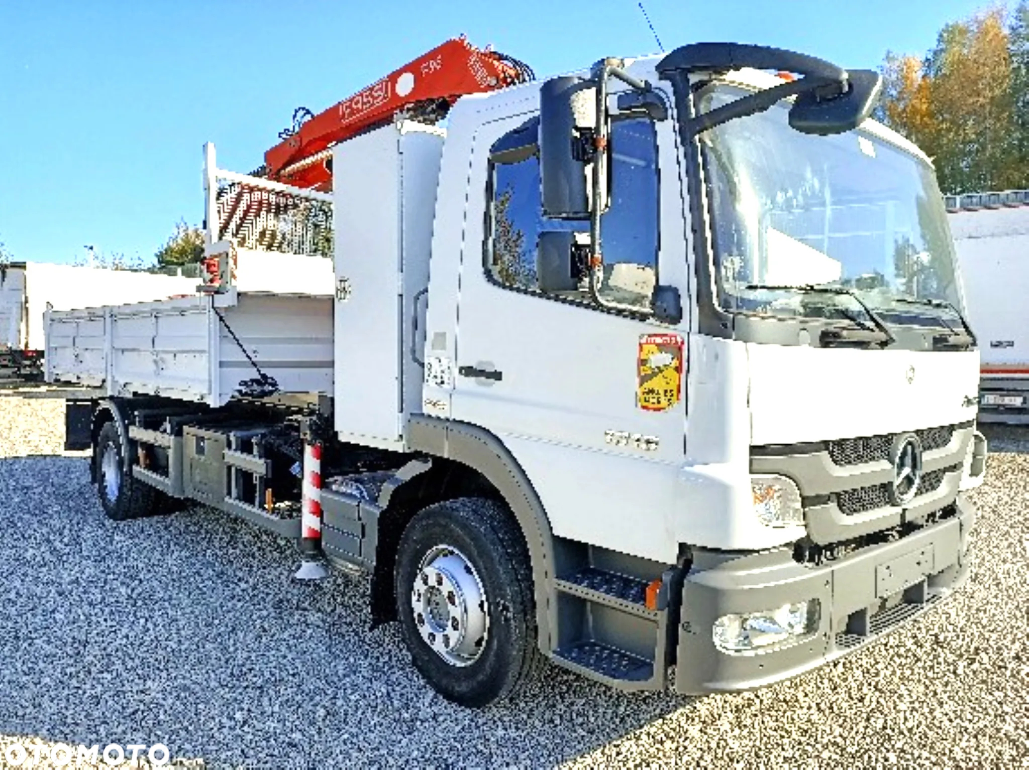 Mercedes-Benz Atego 1318N Wywrotka Żuraw Dżwig HDS Fassi F95 - 10