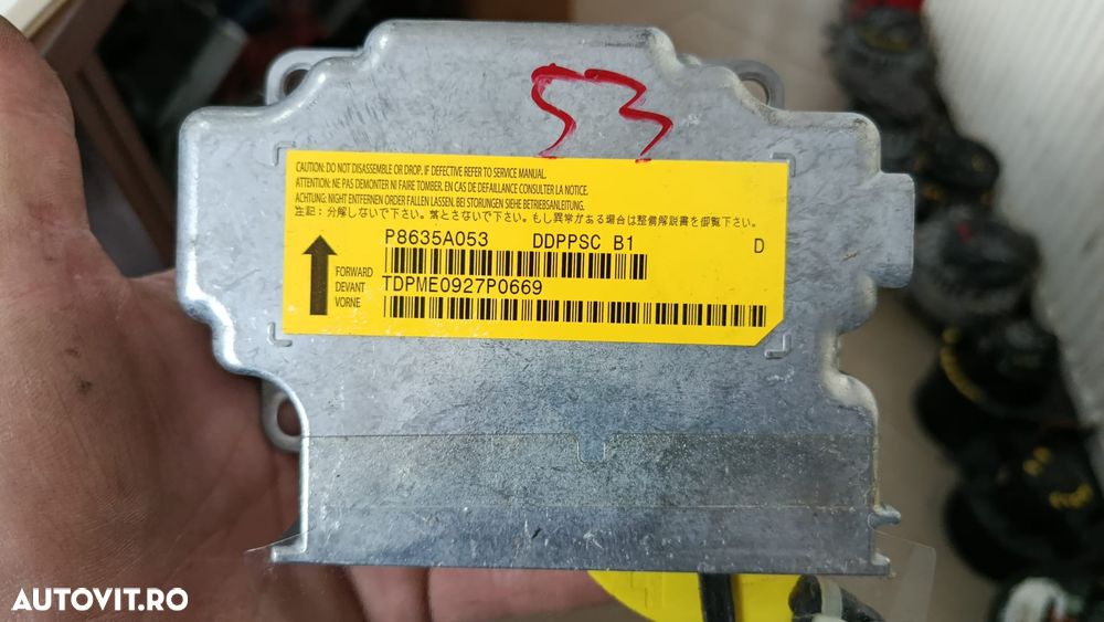 Calculator Modul Airbag Mitsubishi Outlander II, Citroen C-Crosser COD: P8635A053 - 1