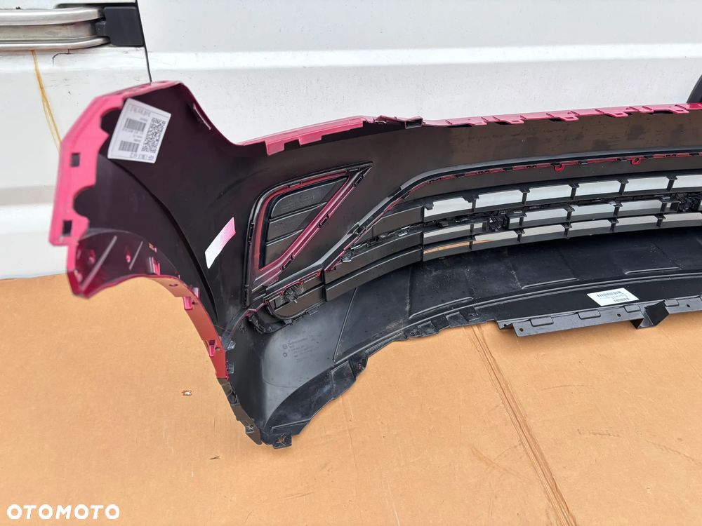 Vw Tiguan II Lift Zderzak Przedni Bordowy Chrom Kratka Zderzaka Dół Zderzaka Kompletny 5NA853665F 5NA807221C 5NA805903H 5NA805901 Pod Czujniki Parkowania - 13
