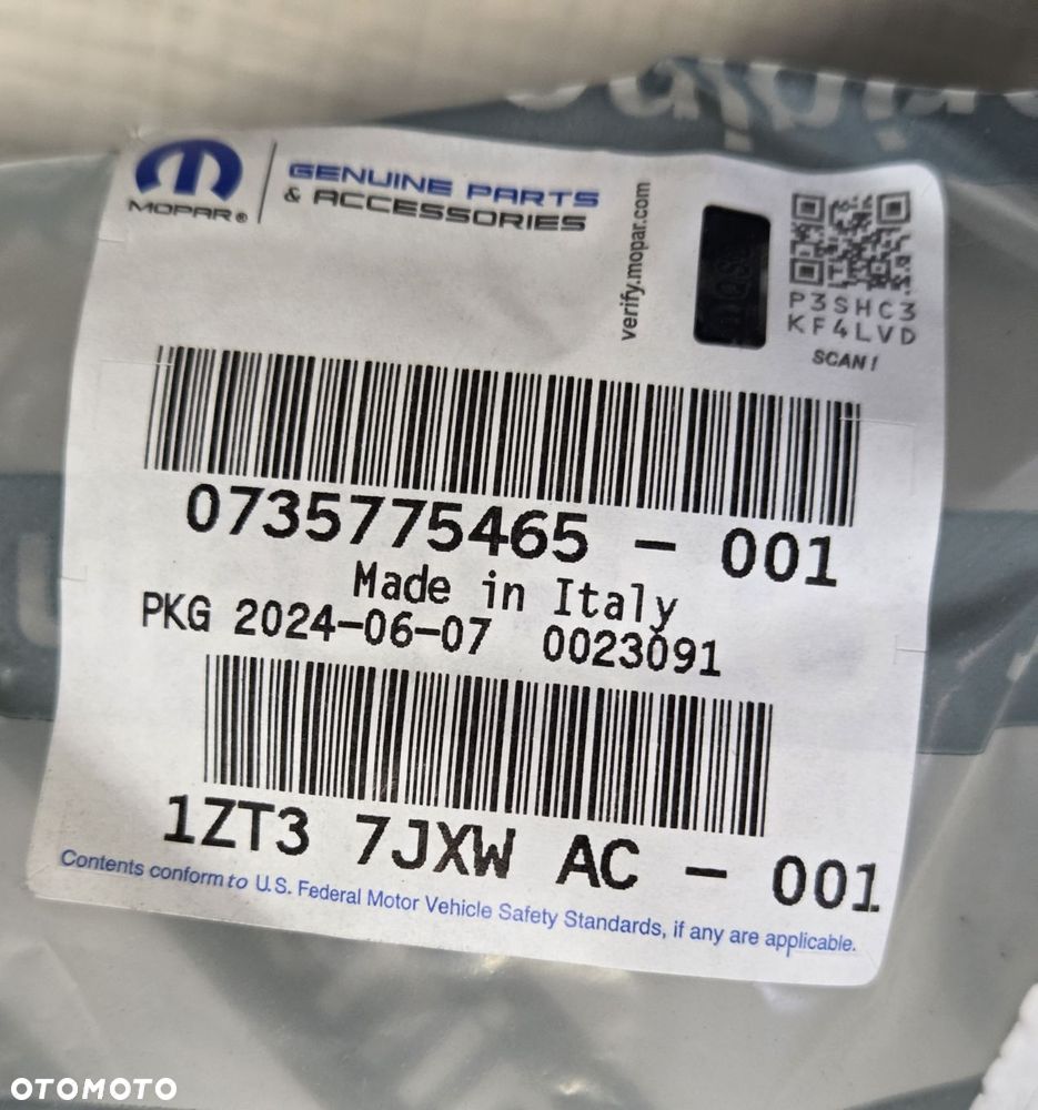 FIAT DUCATO 2014- NAROŻNIK ZDERZAKA PRAWY TYŁ 1320254070 0735775465 NOWY - 7