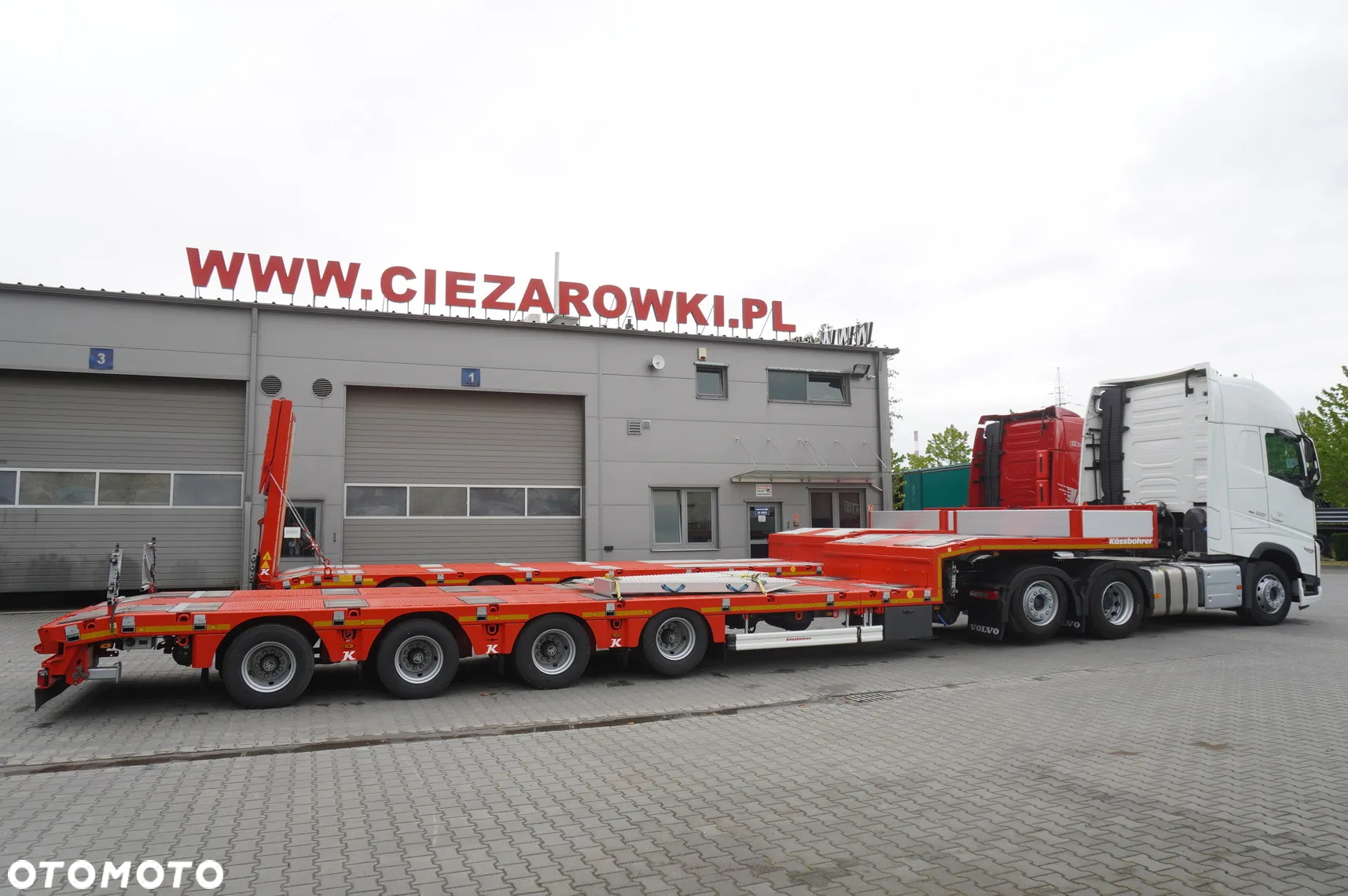 Volvo FH 500 6×2 Globetrotter XL / 2023 / 114 tys.km / FABRYCZNIE NOWA NACZEPA niskopodwoziowa Kässbohrer LB3E - 3