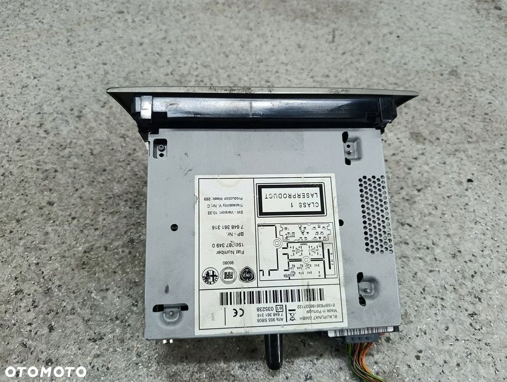 RADIO FABRYCZNE ALFA ROMEO MITO 1560873490 1.6 JTDM - 4