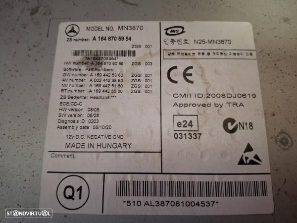 Radio Mercedes-Benz M-Class (W164) - 2