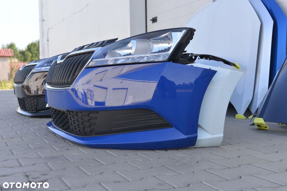 MASKA ZDERZAK BŁOTNIK LAMPA H7 XENON LED PAS BELKA SKODA FABIA 3 III 2019 - 9