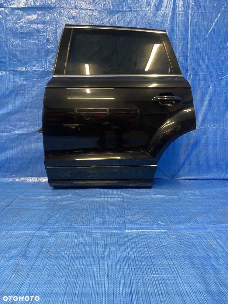 AUDI Q7 4L DRZWI LEWE LEWY TYŁ TYLNE LZ9Y CZARNE KOMPLETNE - 3