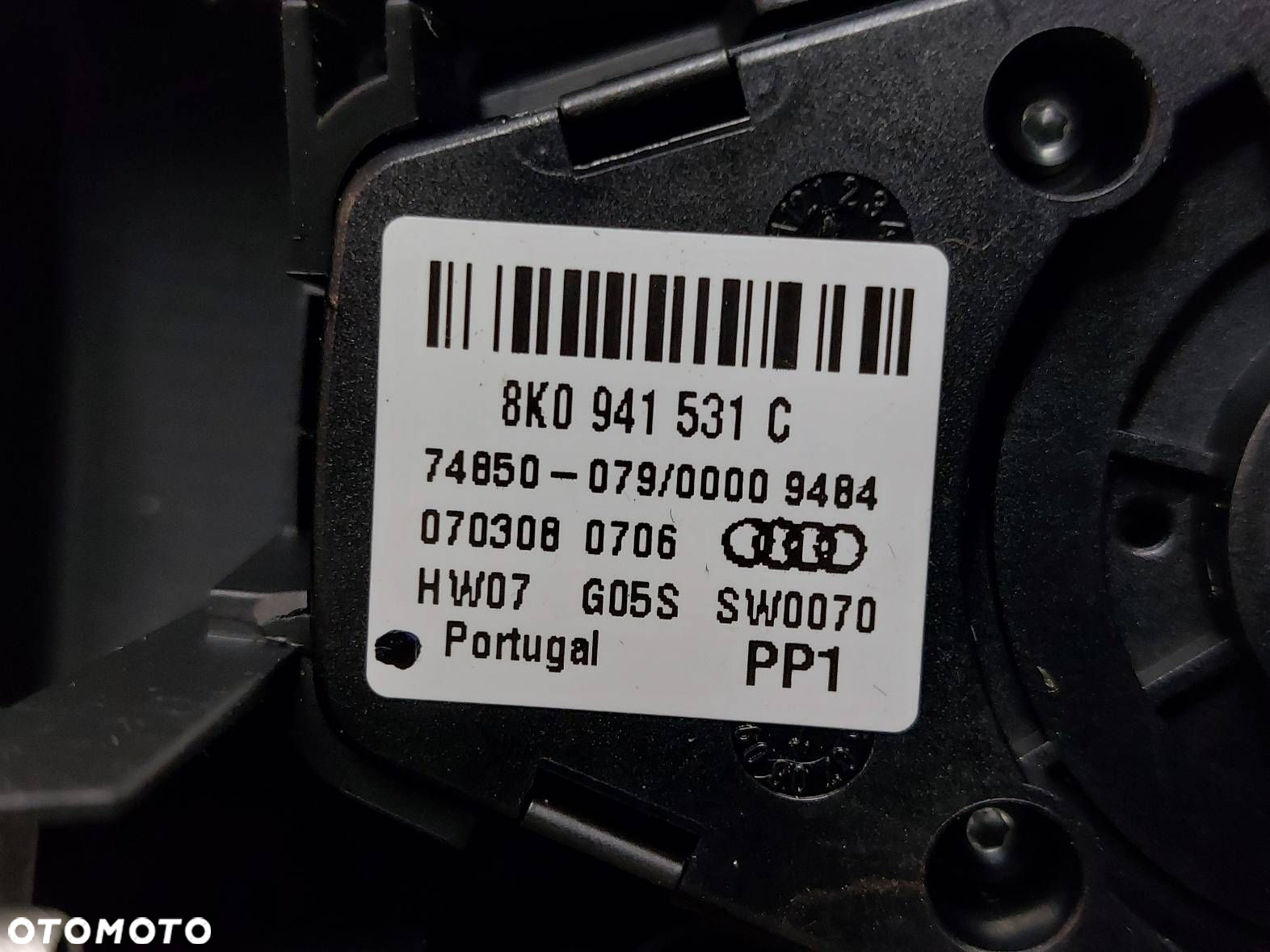 KRATKA NAWIEWU ŚRODKOWA LEWA RAMKA PRZEŁĄCZNIK AUDI A4 B8 8K1820901H - 4