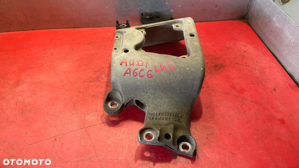 ŁAPA WSPORNIK PODPORA SKRZYNI BIEGÓW MANUAL AUDI A6 C6  4F0399263K - 2