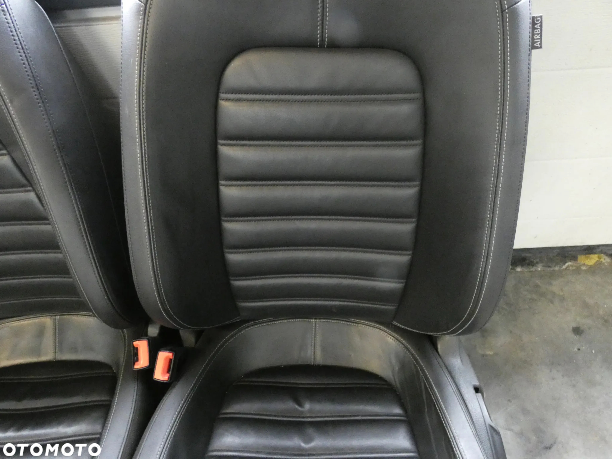VW PASSAT CC LIFT GRZANE FOTELE PRZÓD TYŁ KANAPA KOMPLET CZARNA SKÓRA GORLICE - 4