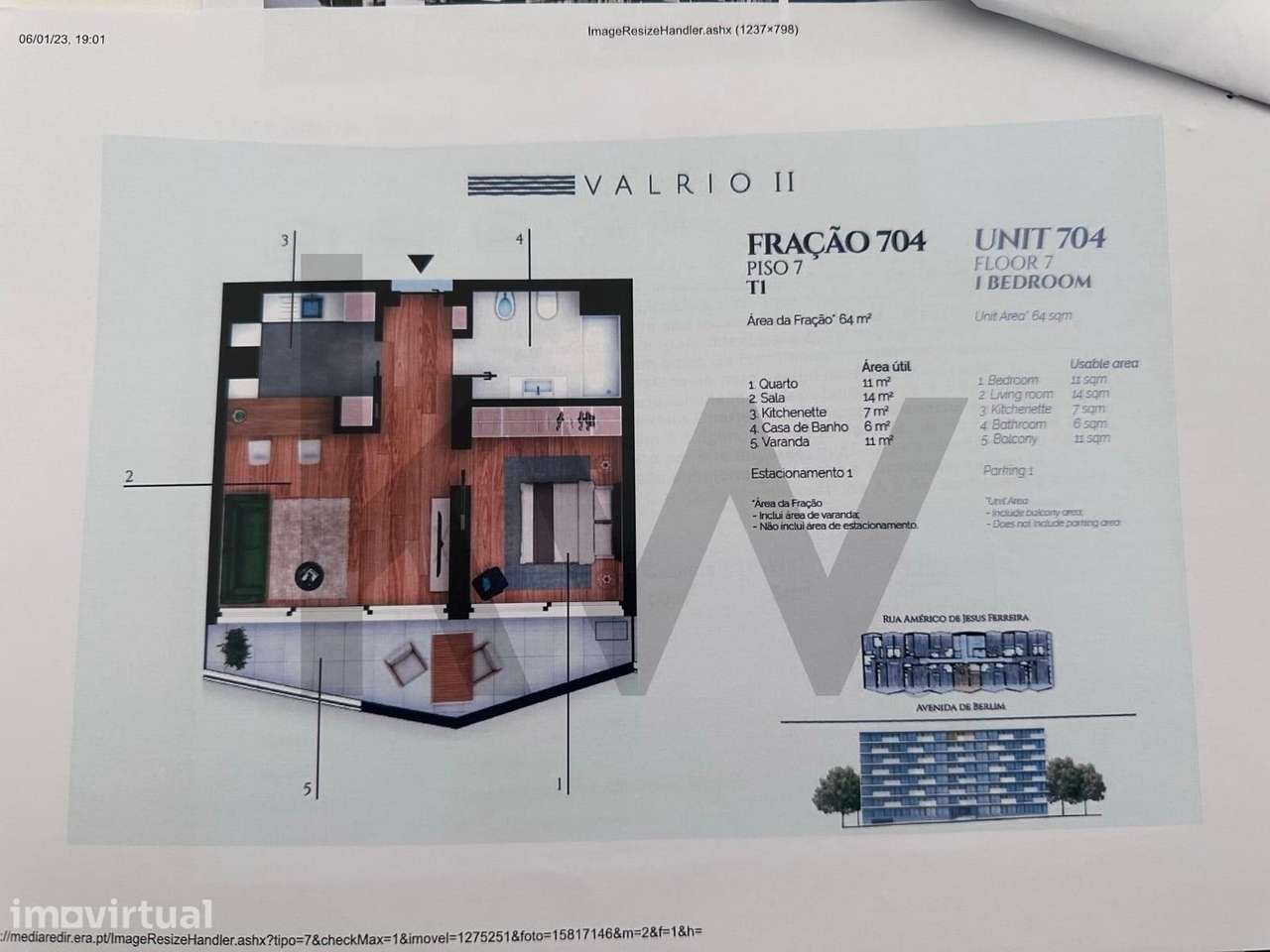 Arrendamento T1 com Vista Deslumbrante – Avenida de Berlim, Urbanizaçã - Grande imagem: 5/28