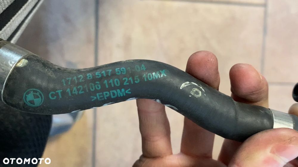 BMW X5 F15 X6 F16 PRZEWÓD WĄŻ CHŁODNICY WODY ZAWÓR 8517591 8517589 - 3