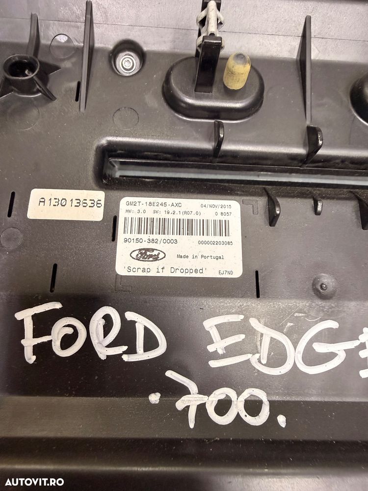 Panou clima central cu comenzi navigatie FORD EDGE 2 an 2016-2023 cod GM2T-18E245-AXC - 4