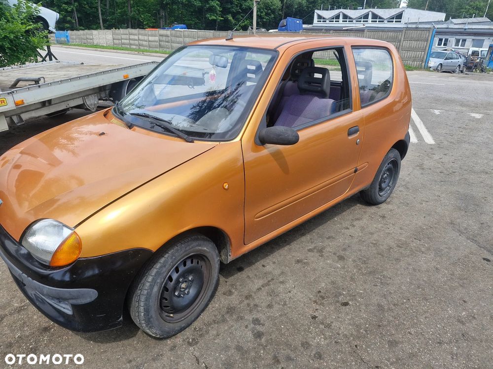 FIAT Seicento maska zderzak drzwi szyby lusterka skrzynia pojazd przeznaczony na czesci - 3
