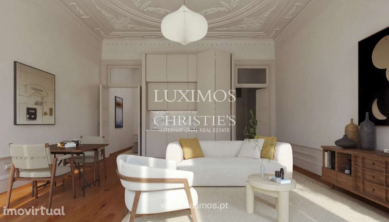 Apartamento T1 com jardim à venda no centro do Porto - Grande imagem: 2/10