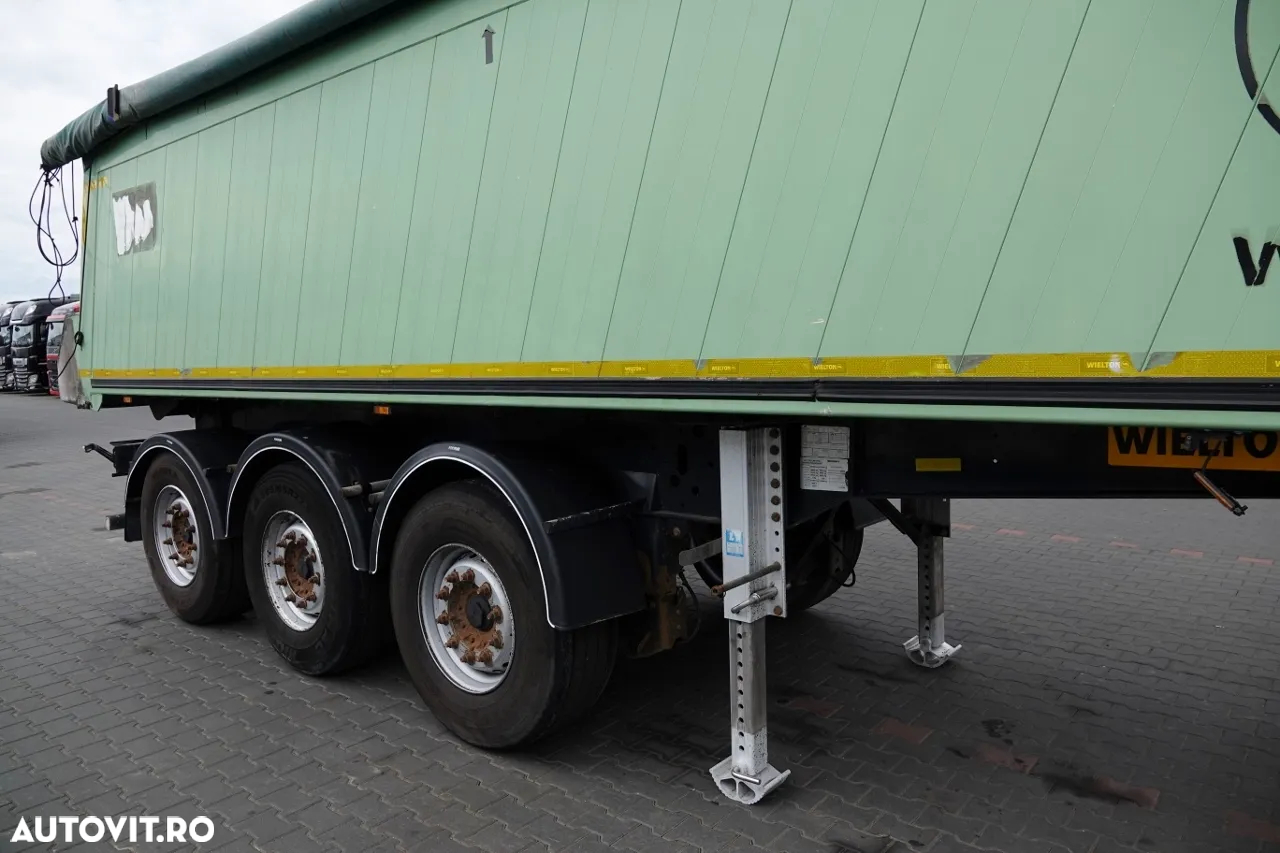 Wielton BASCULATOR 23 M3 / CAMION DIN ALUMINIU / AXĂ RIDICATĂ - 10