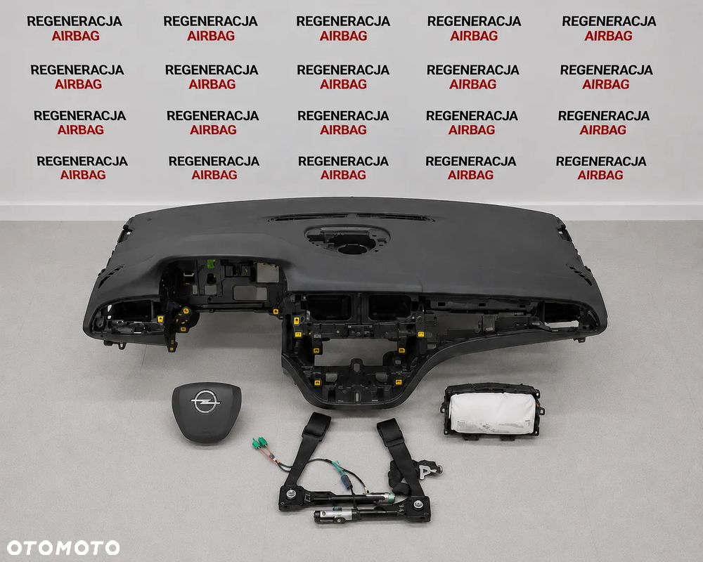 Opel Corsa E Deska Konsola Kokpit Airbag Pasy Zestaw - 1