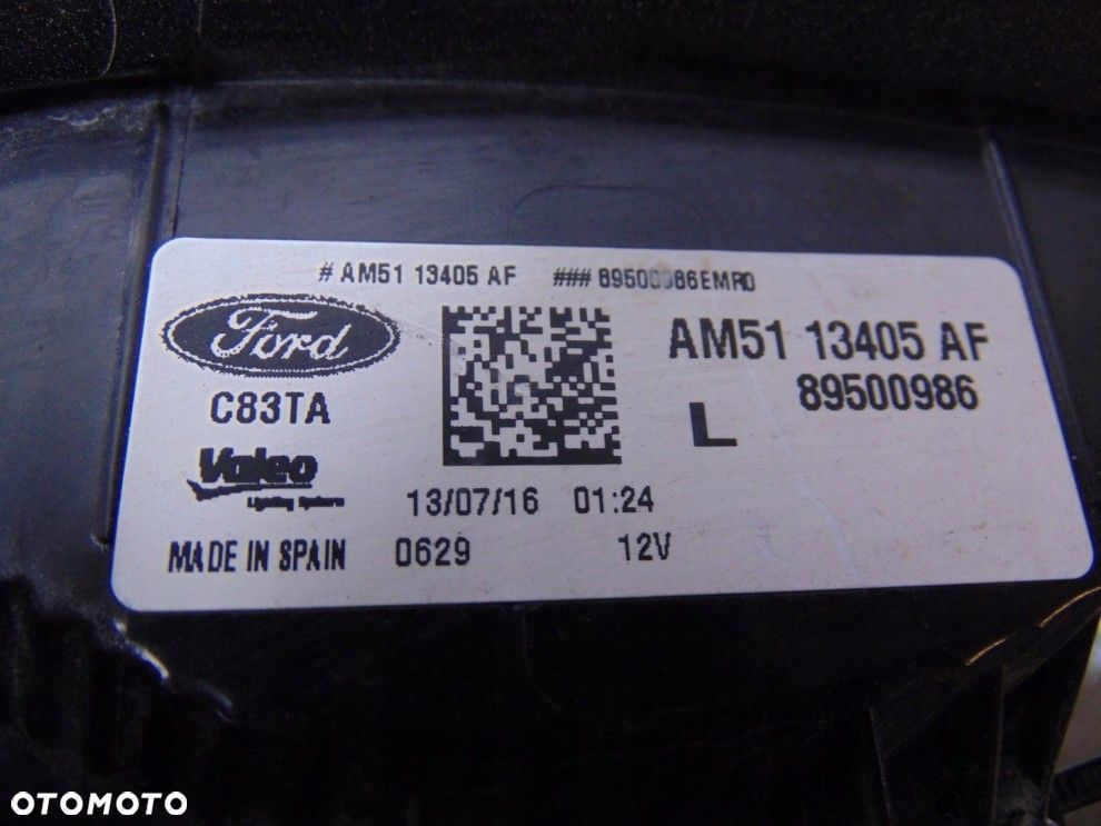 FORD GRAND C-MAX MK2 10+ LEWA TYLNA LAMPA ORYGINAŁ AM5113405AF - 8