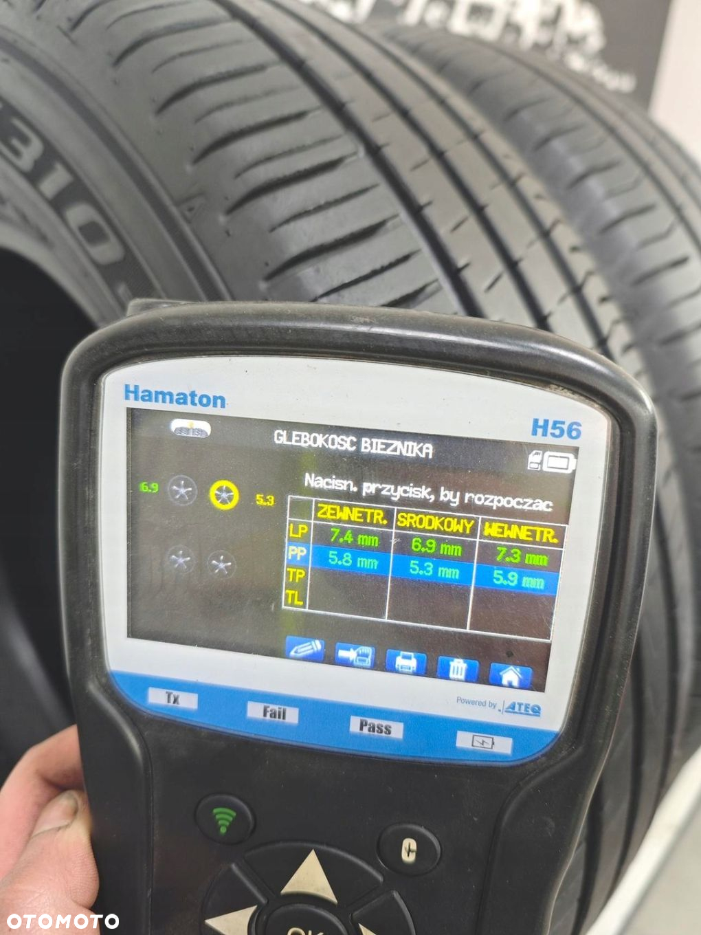 195/65R16 falken 2022 opony letnie 6,5mm 50701 - 8