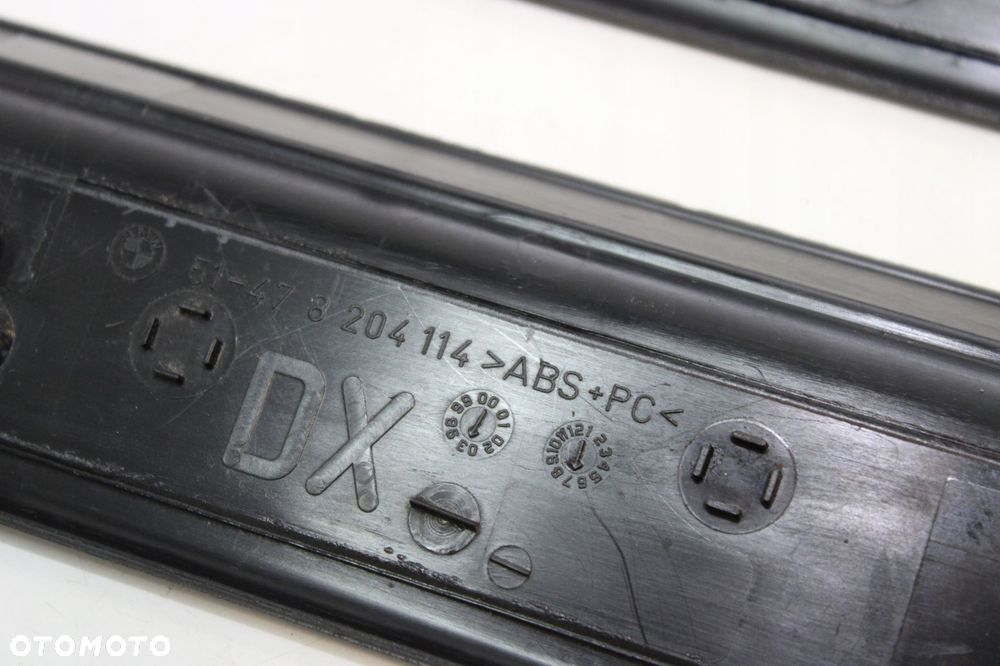 BMW E46 COUPE LISTWY PROGOWE WEWNĘTRZNE LEWA PRAWA 8204114 KOMPLET - 10