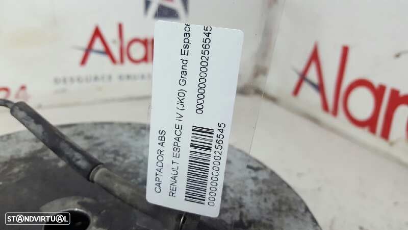 SENSOR ABS RENAULT ESPACE IV (JK0) GRAND ESPACE PRIVILEGE - 3