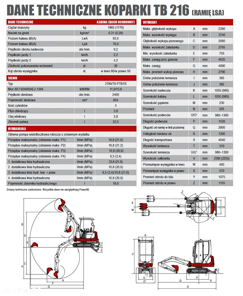 Takeuchi TB216 z Powertilt V4 - 7