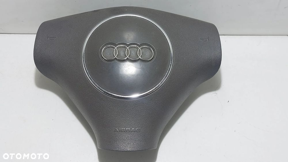 PODUSZKA POWIETRZNA KIEROWCY AIRBAG TRÓJRAMIENNA AUDI A3 8L A6 C5 A4 B5 A4 B6 JASNA SLASK WYSYLKA - 1