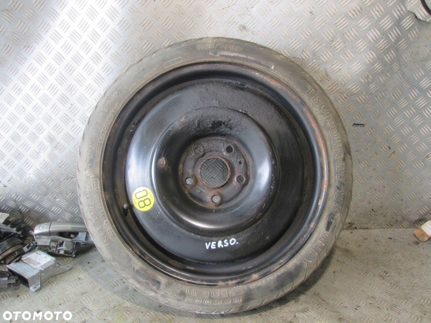 KOŁO DOJAZDOWE DOJAZDÓWKA TOYOTA COROLLA VERSO II R17 5X114,3 ET39 125/70 - 1