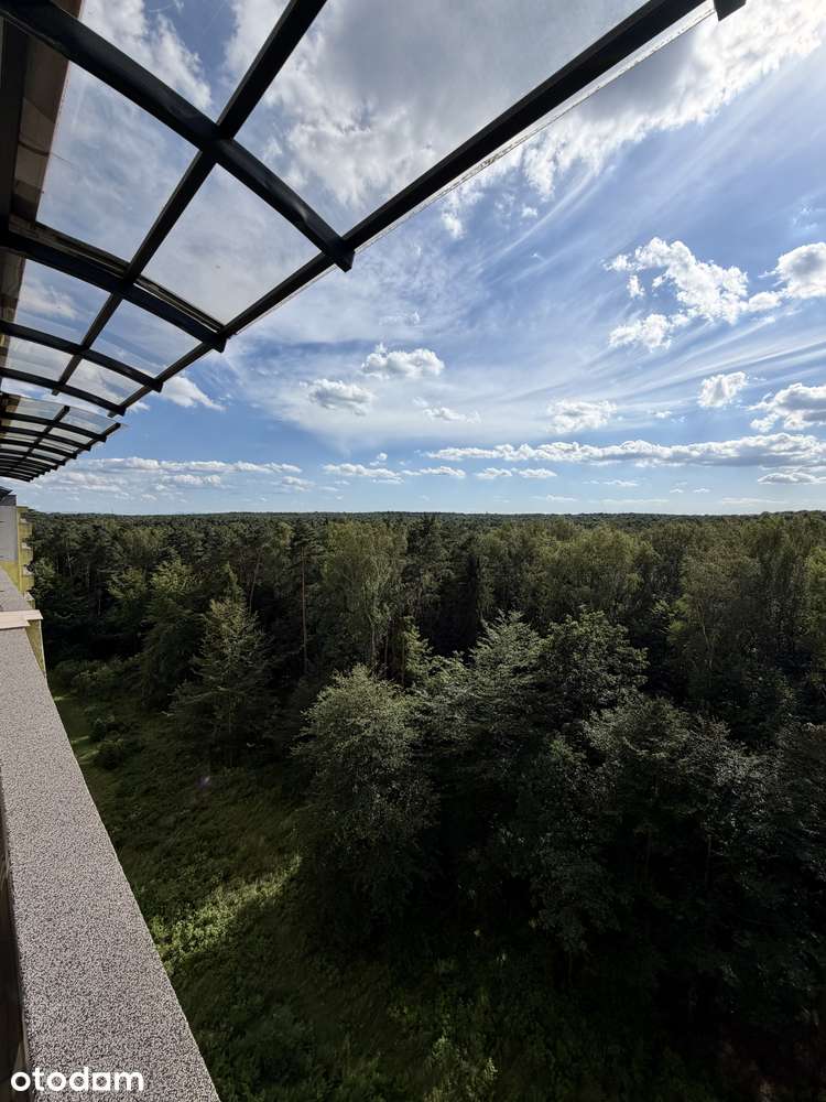 Piękna kawalerka z dużym balkonem i widokiem na Las