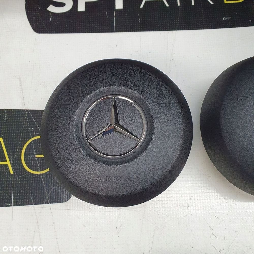 MERCEDES W205 DESKA ROZDZIELCZA KONSOLA KOKPIT PULPIT PODUSZKI AIRBAG AIR BAG PASY KIT SET - 9