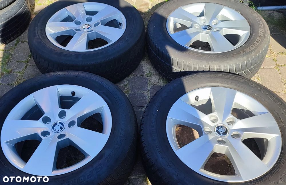 Felgi Aluminiowe Oryg. Skoda Superb Octavia 16 Cali 5x112 6,5Jx16 Et41 Ø57,1mm Bdb !! 3V0601025 Starogard Gdański - Wysyłka !!