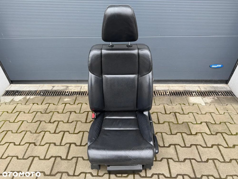 HONDA CR-V IV 12-18 FOTEL KIEROWCY LEWY PRZÓD CZARNA SKÓRA GRZANY - 1
