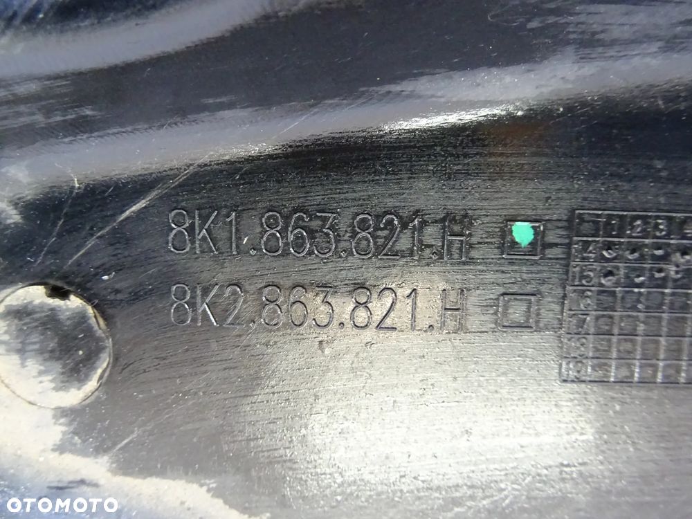 8K1863821H  8K1863822SH   oslona silnika skrzyni biegow Audi A4 B8 A5 czesci - 2