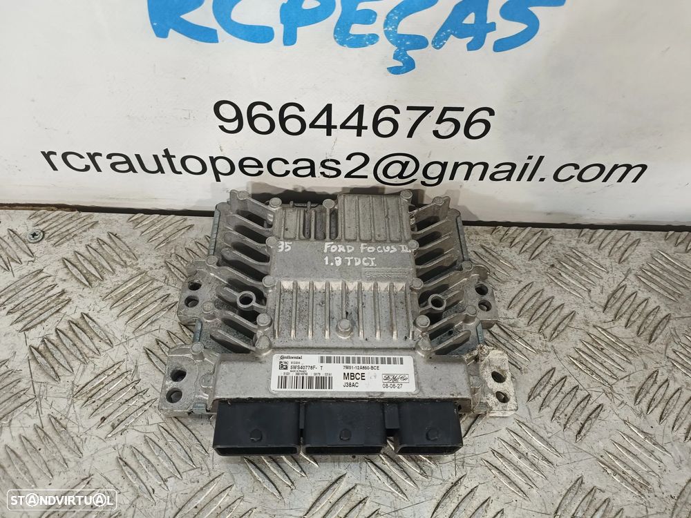Centralina Original Continental Ford Focus 1.8 TDCI 7M51-12A650-BCE 5WS40778F - 2