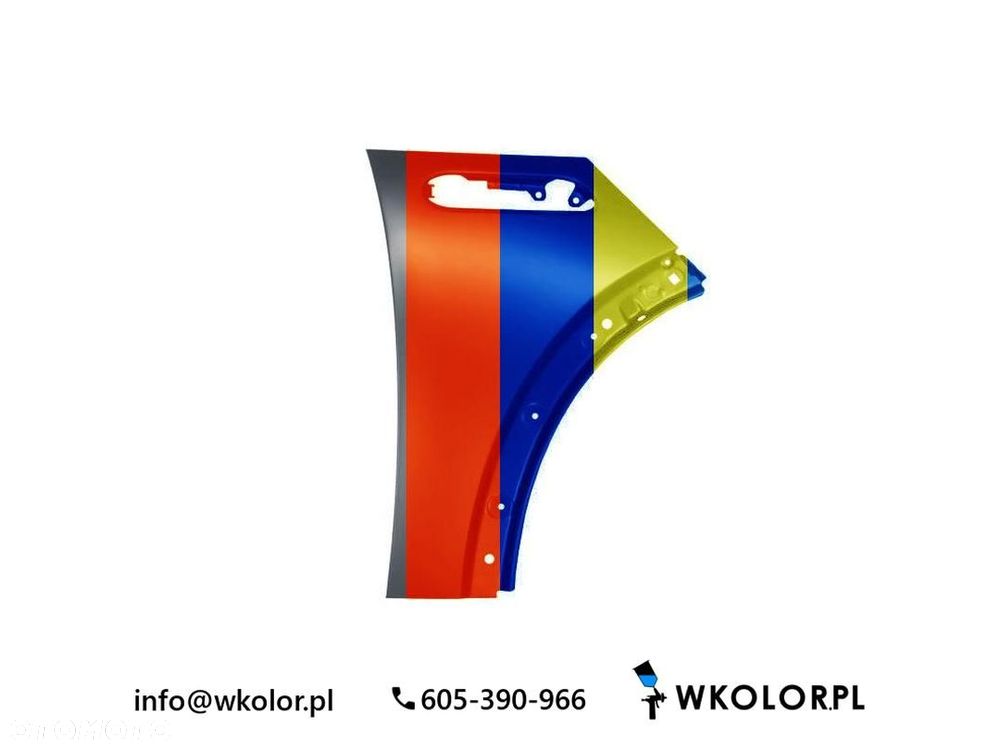 NOWY BŁOTNIK MINI MINI 2004-2007 LAKIEROWANY W KOLOR - 1