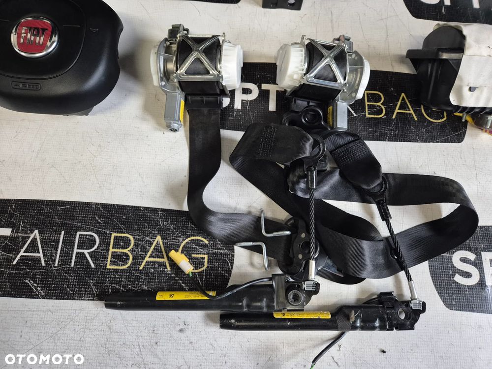 FIAT PANDA DESKA ROZDZIELCZA KONSOLA KOKPIT PULPIT PODUSZKI AIRBAG AIR BAG PASY KIT SET - 7