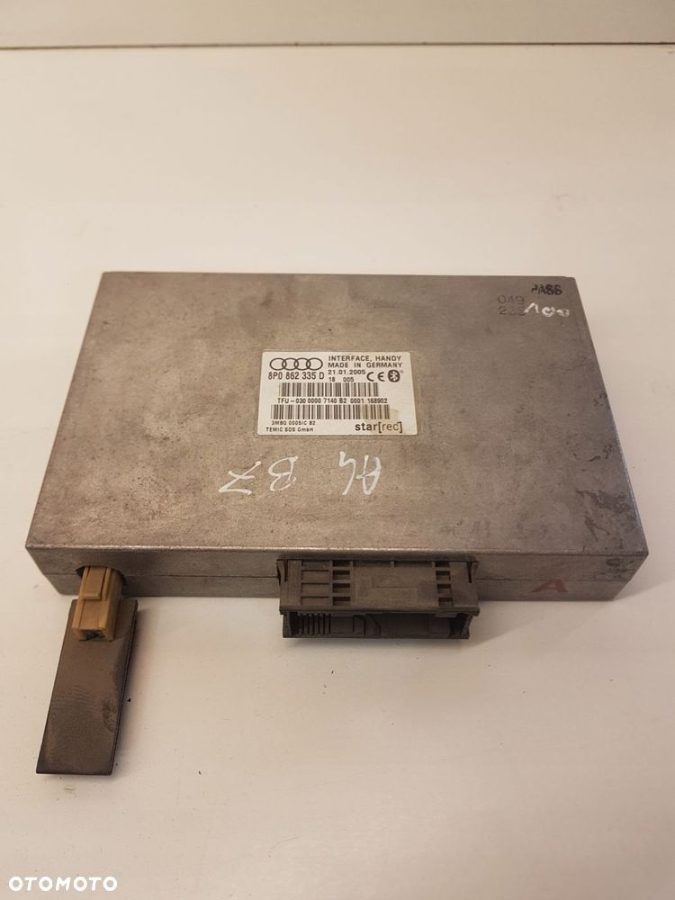 MODUŁ BLUETOOTH TELEFONU AUDI A3 A4 A6 8P0862335D - 1