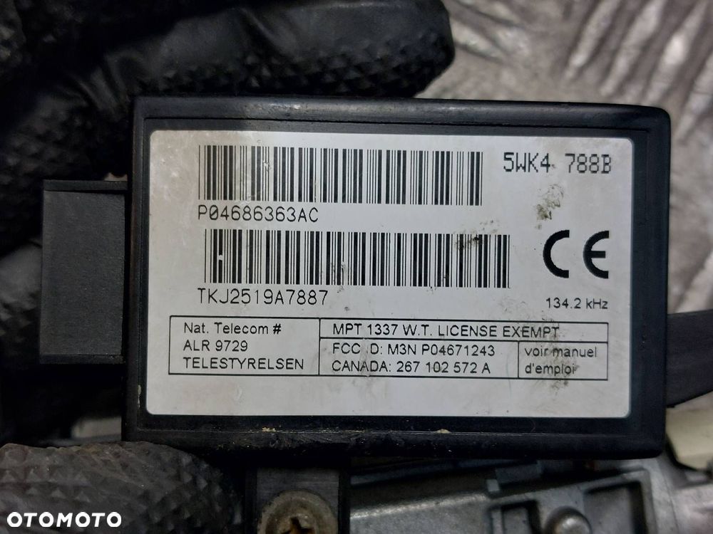 ZESTAW STARTOWY CHRYSLER VOYAGER III 2.4 16V P04727269AB 04868093AA - 9